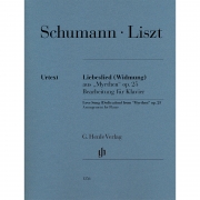 헨레 리스트 슈만 헌정 op 25 Henle Liszt 원전 피아노 악보 [HN1356]