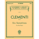 클레멘티 6개의 소나티네 쉬머 피아노 악보 Clementi Six Sonatinas op 36 [50256450]