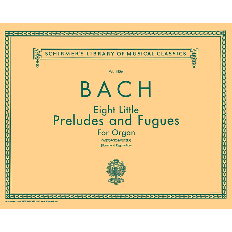 바흐 오르간을 위한 8개의 작은 전주곡과 푸가 Bach 8 Little Preludes and Fugues for Organ [50259360]