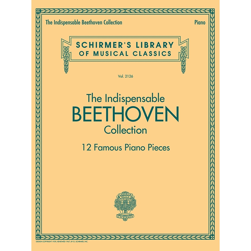 베토벤 피아노 작품집 The Indispensable Beethoven Collection 악보 [50600657]