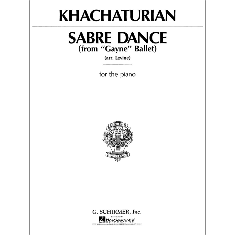 하차투리안 칼의 춤 피아노 악보 Khachaturian Sabre Dance [50286250]