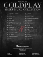 Coldplay Sheet Music Collection콜드플레이 베스트 피아노 악보집[00222686]*