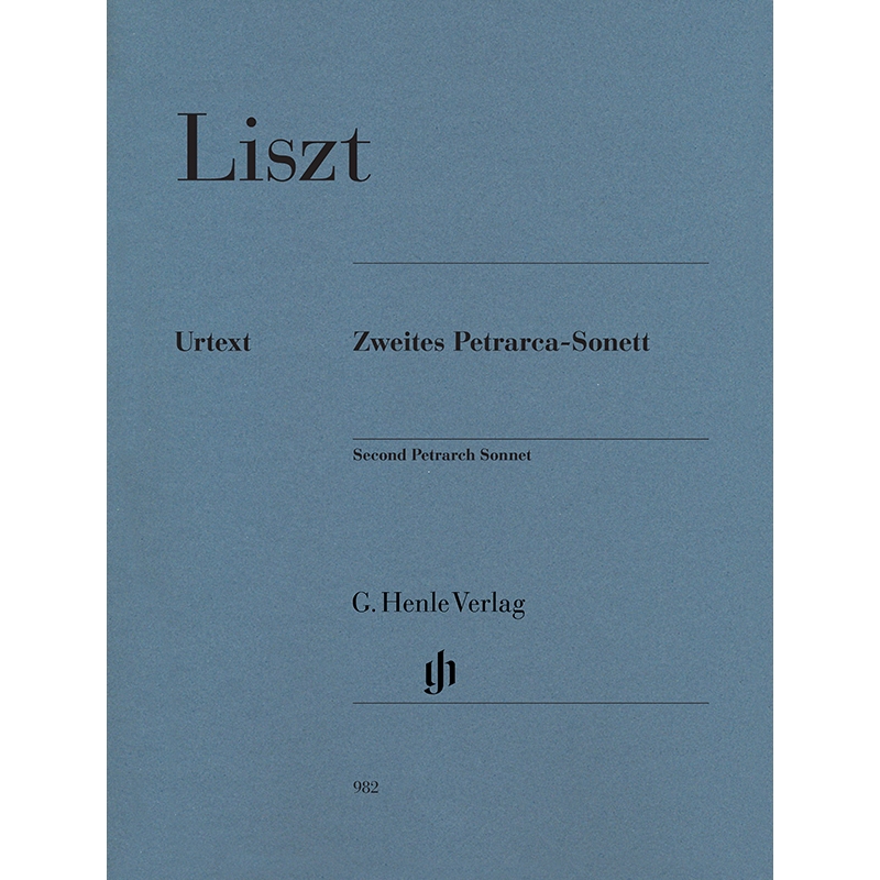헨레 리스트 두 번째 페트라르카 소네트 [HN982] Henle 원전 피아노 악보