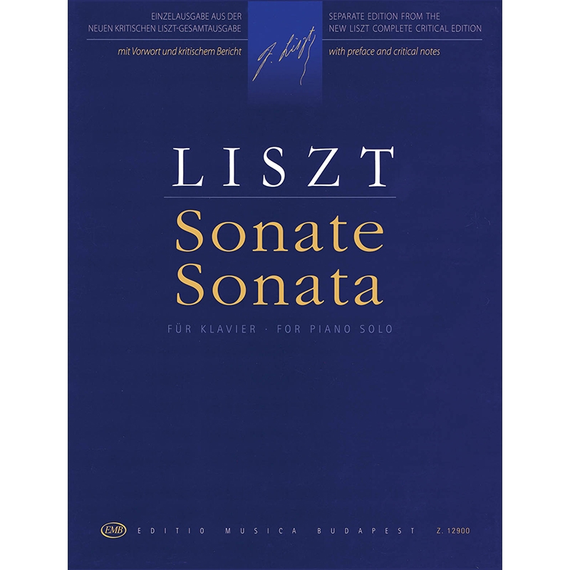 리스트 피아노 소나타 b단조 부다페스트 악보 Liszt EMB [50511561]