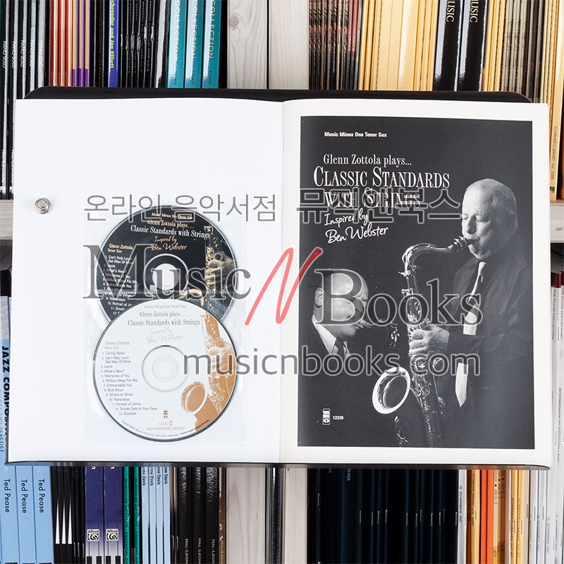 재즈 테너 색소폰 악보집 (CD 포함) Glenn Zottola plays Classic Standards with Strings, Ben Webster [00129583]