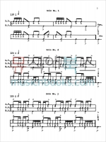 드럼 솔로와 필인 교재 1권 Drum Solos and Fill-Ins for the Progressive Drummer Book 1 [00-17309]