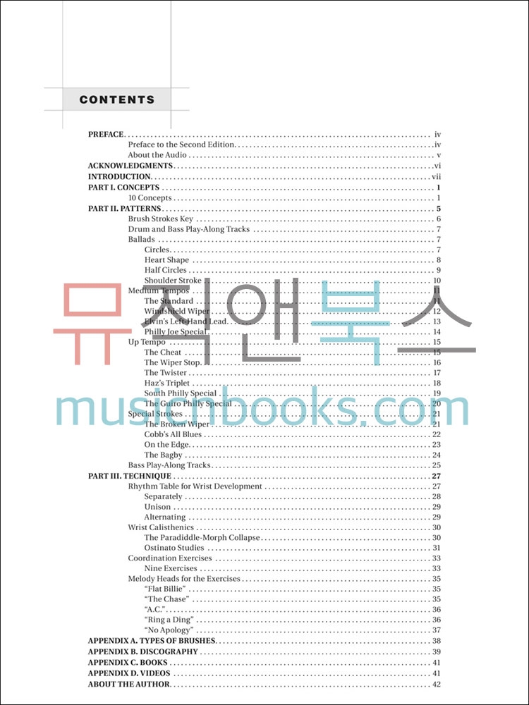 버클리 음대 드럼 브러쉬 교재 (온라인 음원 포함) Mastering The Art Of Brushes [50449459] Berklee