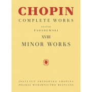 쇼팽 피아노 소품집 파데레프스키 악보 Chopin Minor Works [00348236]