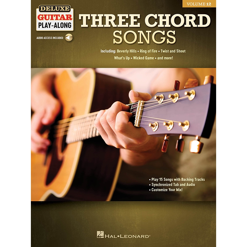 Three Chord Songs (Deluxe Guitar Play-Along)쓰리 코드 송 기타 타브 악보집 (온라인 음원 포함)[00278488]