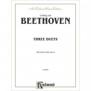 베토벤 바이올린과 첼로를 위한 3개의 2중주 악보 Beethoven WoO 27 [00-K04694]