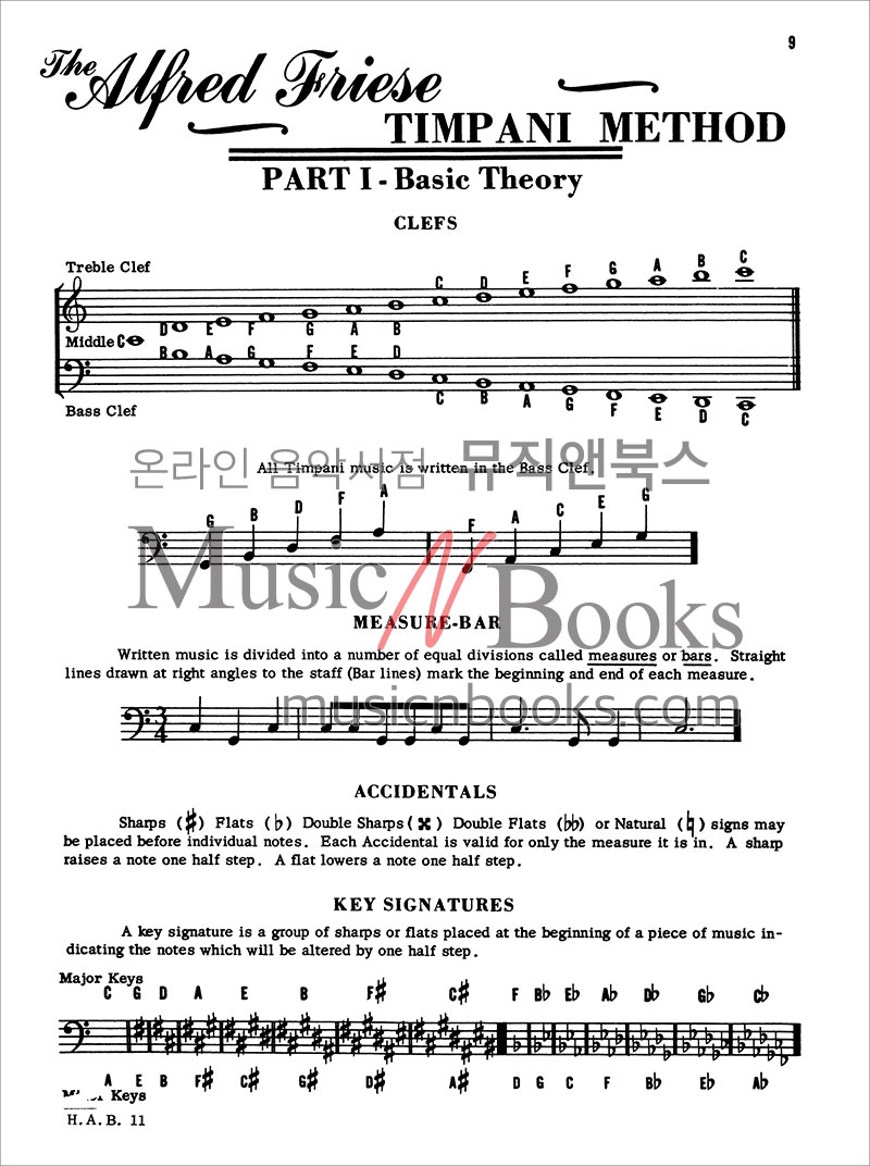 (할인) The Complete Timpani Method (Friese-Lepak Timpani Method)컴플리트 팀파니 메쏘드[00-HAB00011]