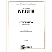 Weber - Concertino for Clarinet in E-flat Major, op. 26베버 - 클라리넷 콘체르티노 E♭장조 op. 26[00-K03936]*