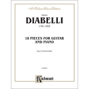 Diabelli - 18 Pieces for Guitar and Piano (Easy to Intermediate)디아벨리 - 기타와 피아노를 위한 18개의 소품집 (초중급)[00-K04845]