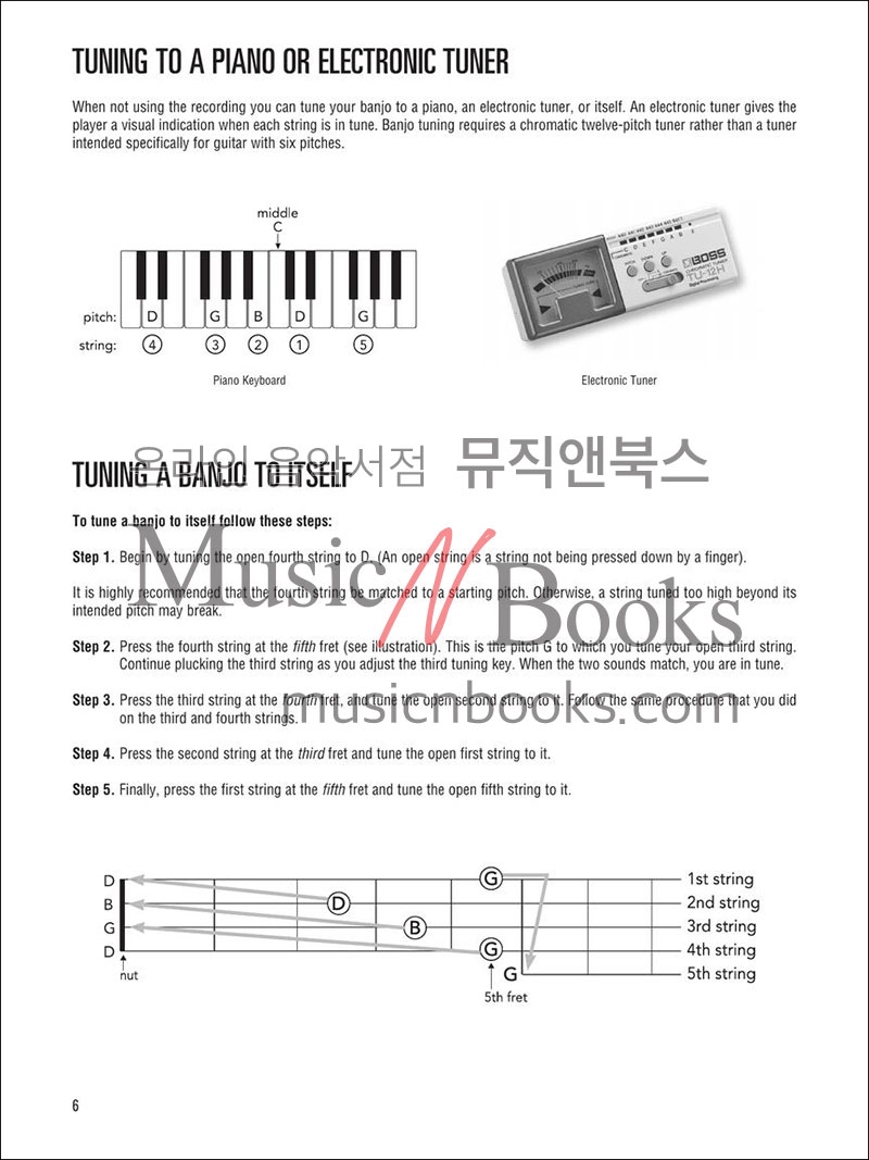 Hal Leonard Banjo Method Book 1 - Deluxe Beginner Edition할 레오나드 밴조 메쏘드 1 - 온라인 음원 영상 포함[01106918]