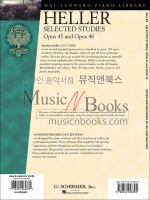 헬러 피아노 연습곡 선곡집 op 45, 46 발췌 (온라인 음원 포함) Heller Selected Piano Studies [00296587]