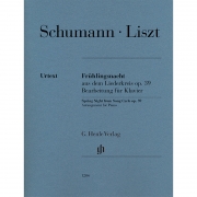 헨레 리스트 슈만 봄 밤 op 39 (피아노 버전) [HN1204] Henle 피아노 악보