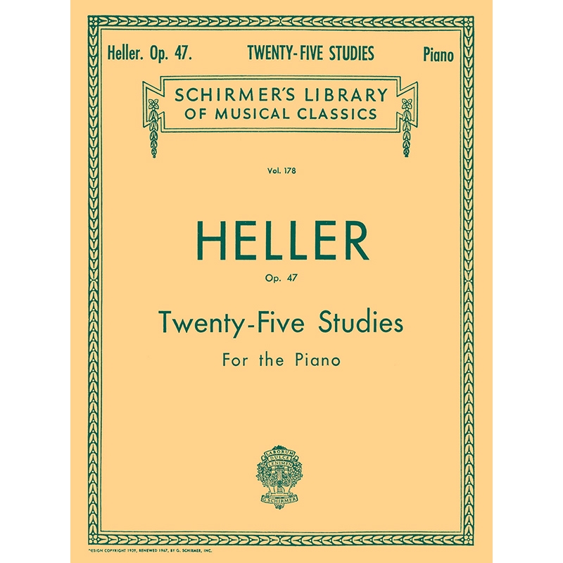 헬러 25개의 피아노 연습곡 op 47 악보 Heller 25 Studies for Rhythm and Expression [50253270]