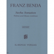 헨레 벤다 6개의 바이올린 소나타 [HN455] Henle 정식수입 원전 바이올린 악보