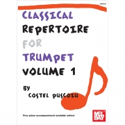 Classical Repertoire for Trumpet, Volume 1트럼펫을 위한 클래식 레퍼토리 1권 (피아노 반주 악보 포함)[MB98191]