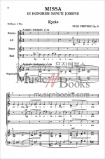 Peeters - Mass in Honor of Saint Joseph, Opus 21피터스 - 성 요셉을 기리는 미사 성악 코랄 SATB 악보[00-K06359]