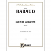 Rabaud - Solo de Concours, Opus 10앙리 라보 - 솔로 드 콩쿠르 op. 10[00-K03323]