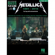 Metallica: 1991-2016 (Bass Play-Along)메탈리카 베이스 타브 악보 (온라인 음원 포함)[00234339]*