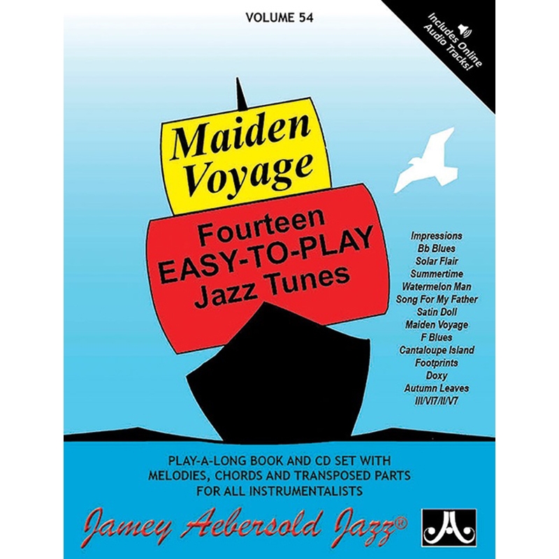 메이든 보이지 제이미 애버솔드 쉬운 재즈 악보 온라인 음원 포함 Maiden Voyage, Jamey Aebersold Jazz [24-V54DS]