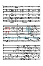 모차르트 레지나 코엘리 C장조 K276 성악 코랄 SATB 악보 [00-K06342]