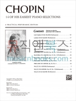 쇼팽 14개의 쉬운 피아노 작품집 Chopin 14 of His Easiest Piano Selections [00-397]