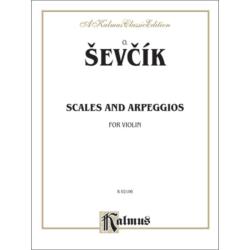 Sevcik - Scales and Arpeggios for Violin세프치크 - 바이올린을 위한 스케일과 아르페지오[00-K02106]