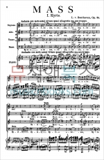 베토벤 미사곡 C장조 op 86 성악 코랄 SATB 악보 Beethoven Mass in C Major [00-K06077]