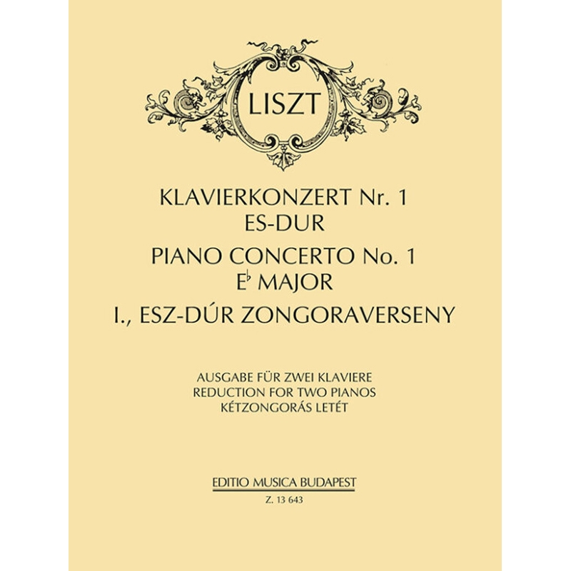 리스트 피아노 협주곡 1번 E플랫 장조 R 455 피아노 듀엣 악보 Liszt Concerto No 1 [50511235]