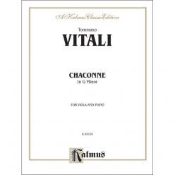 비탈리 샤콘느 g단조 비올라 피아노 악보 Vitali Chaconne in G Minor (Viola and Piano) [00-K04316]