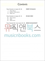 슈만, 그리그, 라흐마니노프 피아노 협주곡 피아노 듀엣 악보 Three Romantic Piano Concertos [50600753]