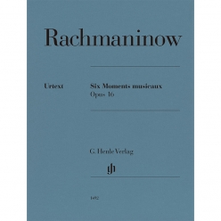 헨레 라흐마니노프 악흥의 순간 op 16 피아노 악보 Rachmaninoff Six Moments musicaux [HN1492]
