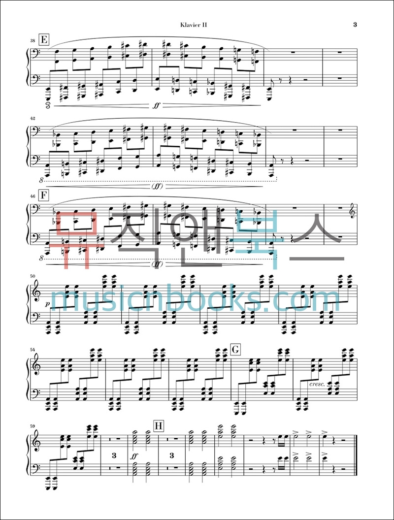 헨레 생상스 앙상블을 위한 동물의 사육제 실내악 악보 세트 Saint-Saëns Le Carnaval des animaux [HN939]