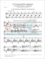 헨레 생상스 앙상블을 위한 동물의 사육제 실내악 악보 세트 Saint-Saëns Le Carnaval des animaux [HN939]