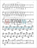 헨레 생상스 앙상블을 위한 동물의 사육제 실내악 악보 세트 Saint-Saëns Le Carnaval des animaux [HN939]