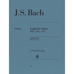 헨레 바흐 영국 모음곡 BWV 806-811 피아노 악보 Bach English Suites [HN595]