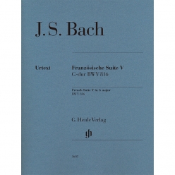 헨레 바흐 프랑스 모음곡 5번 BWV 816 피아노 악보 Bach French Suite V G major [HN1605]