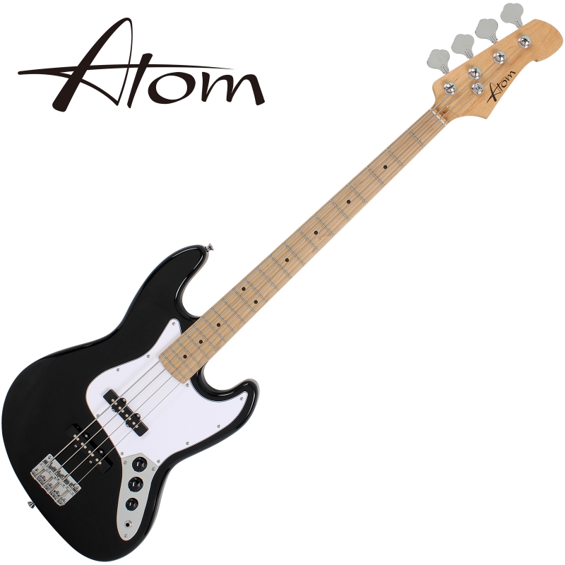 Atom 아톰 베이스기타 J1 Black (메이플 지판)