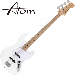 Atom 아톰 베이스기타 J1 White (메이플 지판)