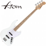 Atom 아톰 베이스기타 J1 White (메이플 지판)