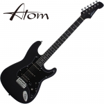 Atom 아톰 일렉기타 S1 Matt Black (리치라이트 지판)