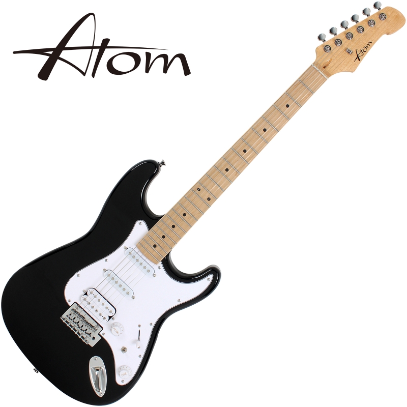 Atom 아톰 일렉기타 S1 Black (메이플 지판)