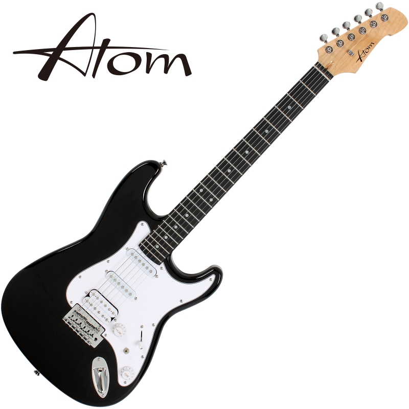 Atom 아톰 일렉기타 S1 Black (리치라이트 지판)