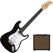 아톰 기타 + 콜트 앰프 뉴비팩 Atom S1 + Cort CM15G (BK/R)