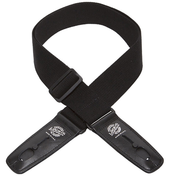 락잇 코튼 기타스트랩 멜빵 블랙 LOCK-IT COTTON STRAP Black
