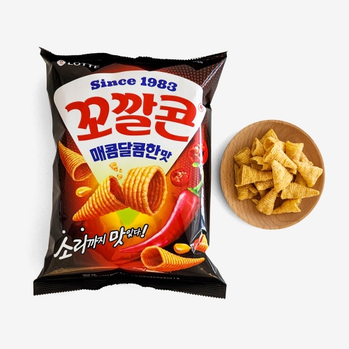 롯데 꼬깔콘 매콤달콤한맛 67g