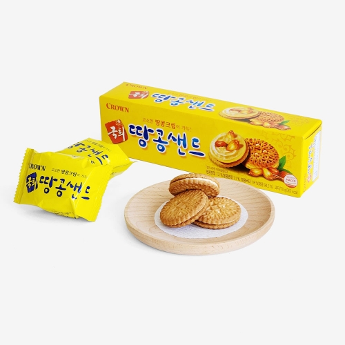 크라운 국희 땅콩샌드 70g